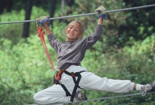 Parcours acrobatique en hauteur Vars.